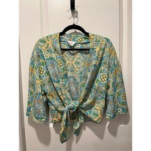 Hippie Rose paisley print wrap, women’s size S